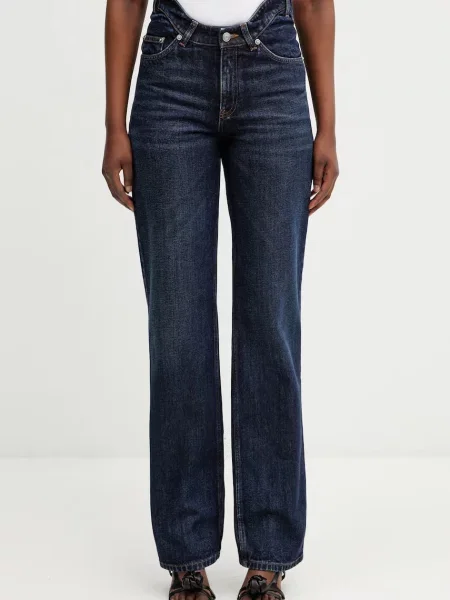 Jean Paul GAULTIER Curvy Waistband blugi straight de damă