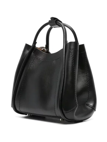 Geantă Max Mara din piele negru