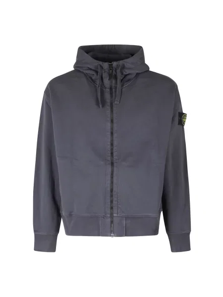 Bluza z kapturem Stone Island z kapturem z kamieniami niebieska