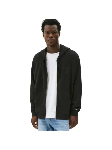Tommy Jeans Mikina Varsity černá