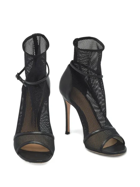 Cropp cizme scurte Gianvito Rossi din piele negru