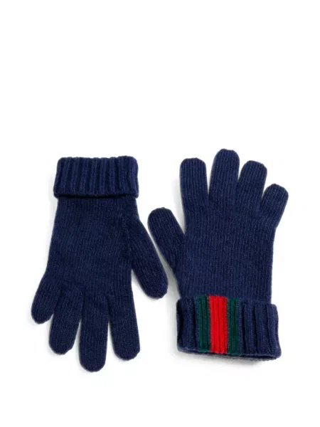 Rękawiczki dziecięce Gucci niebieskie