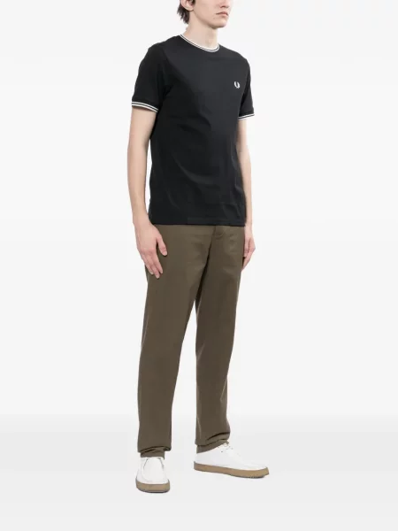Tricou Fred Perry cu broderie negru