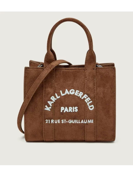 Geanta crossbody Karl Lagerfeld maro