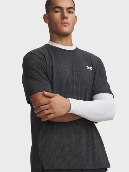 Жакардова футболка Under Armour чорна