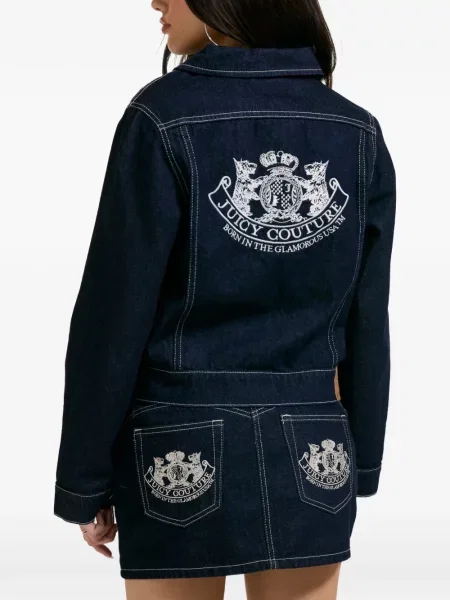 Džínsová sukňa Juicy Couture modrá