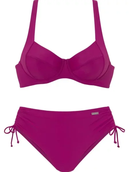 LASCANA Costum de baie două piese fucsia