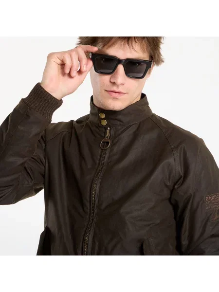 Яке Barbour International Steve McQueen Wax Merchant Olive XL