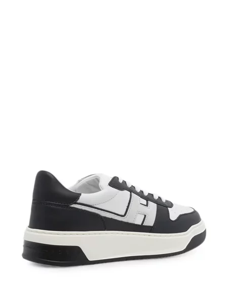 Bőr sneaker Hogan autogrammal fekete