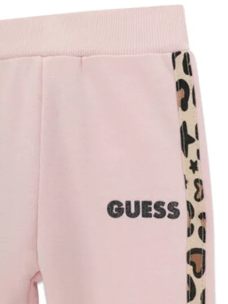 Guess Melegítő alsó Világos rózsaszín