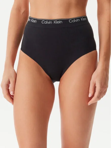 Calvin Klein Underwear Chiloți clasici cu talie înaltă negru