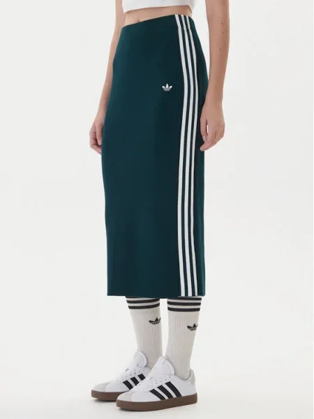 Adidas Пола тип молив adicolor Knit зелен