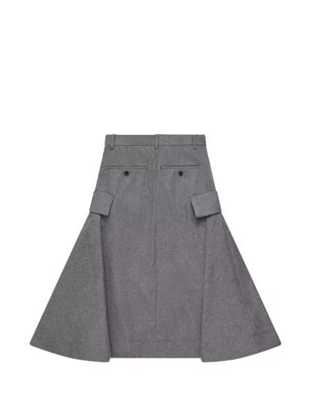 Fustă midi Sacai gri