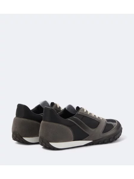 Sneakerși Givenchy din piele de căprioară gri