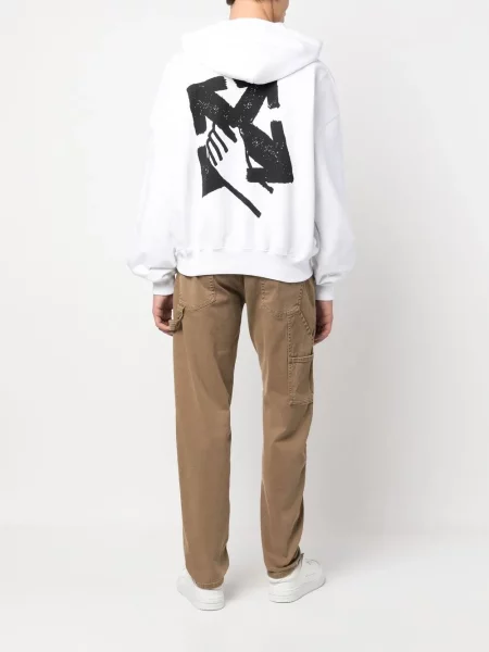 Hoodie Off-white λευκό