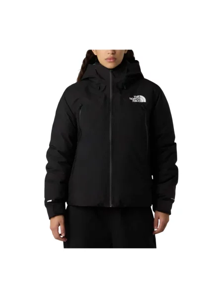 Kurtka puchowa The North Face z kapturem czarna