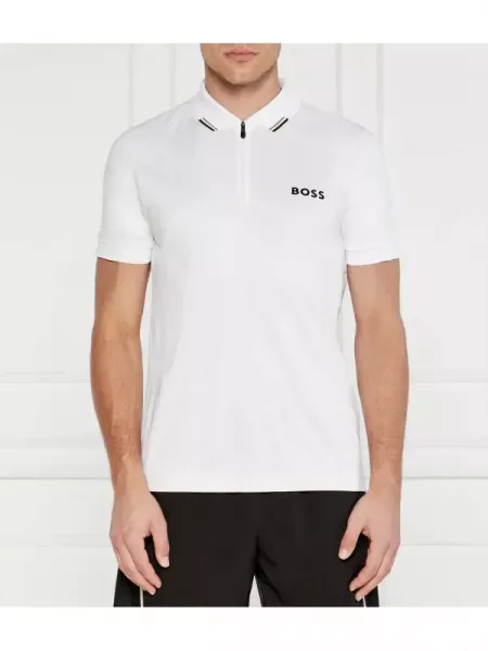 BOSS GREEN Polo Philix alb