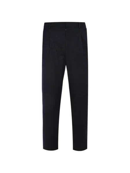 Плисирани официално панталон Agnona синьо