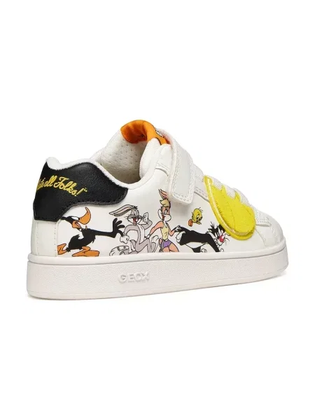 Geox Детски маратонки ECLYPER x Looney Tunes бяло