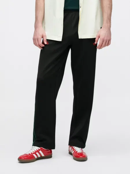 ADIDAS ORIGINALS Nohavice tmavozelená / červená čierna