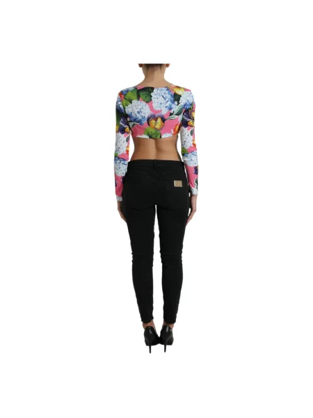 Top Dolce And Gabbana z nadrukiem koronkowy