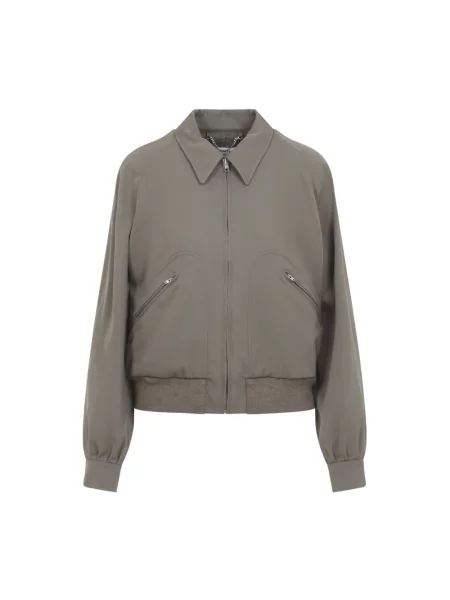 Kurtka bomber Maison Margiela wełniany beżowy