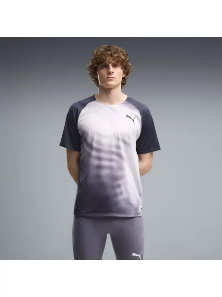 PUMA koszulka do biegania Lightspeed Graphic Odzież S szary