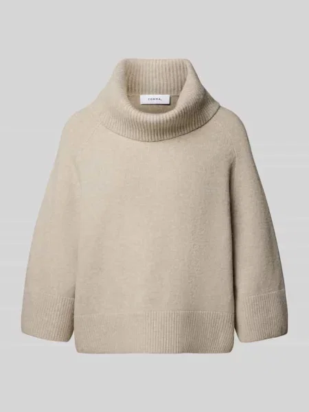 Comma Golf Z Rękawami beige beżowy