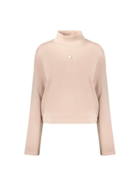 Bluza Guess z długim rękawem różowa