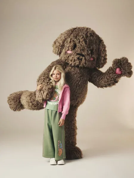 Reserved Спортивні штани з принтом Boffie & Poko світло-зелений зелені