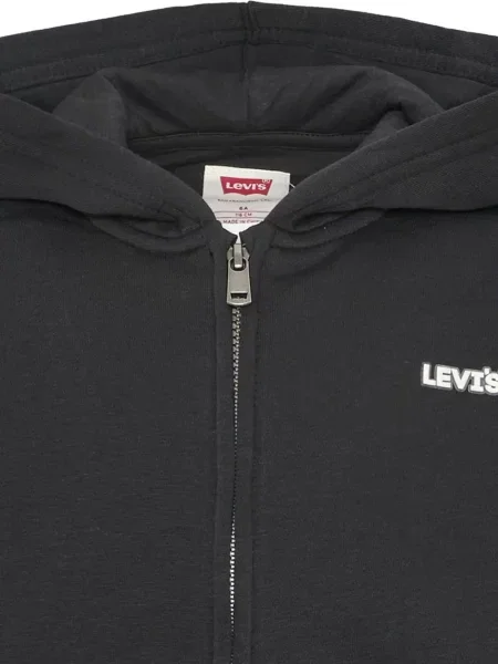 Gyerek kapucnis melegítő felső Levi's® fekete