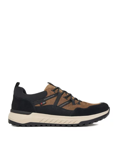 Sneakersy Rieker brązowe