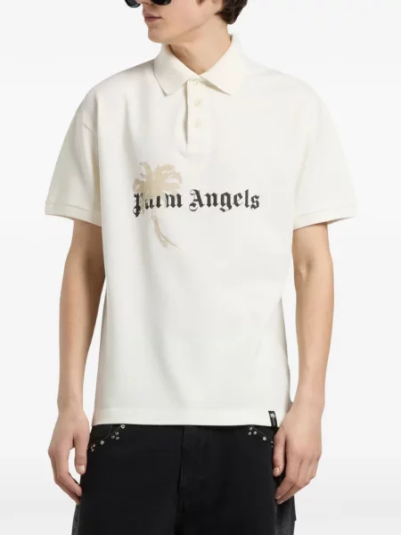 Tricou polo Palm Angels cu imagine