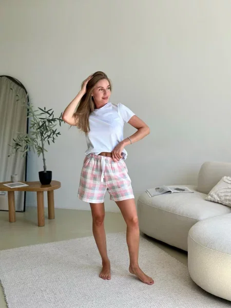 Муслиновая пижама Cosy серая