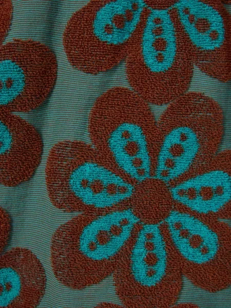 Pantaloni scurți La Doublej cu model floral cu imagine verde