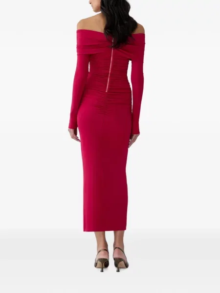 Rochie midi Carolina Herrera roșu
