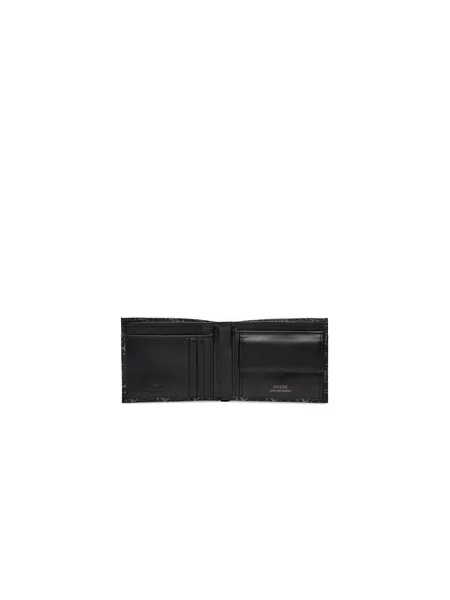 Guess Velká peněženka Vezzola Leather Slg SMVELE černá