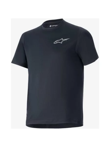Koszulka rowerowa Alpinestars A-ARIA Astar krótki rękaw intensywna czerń S czarna