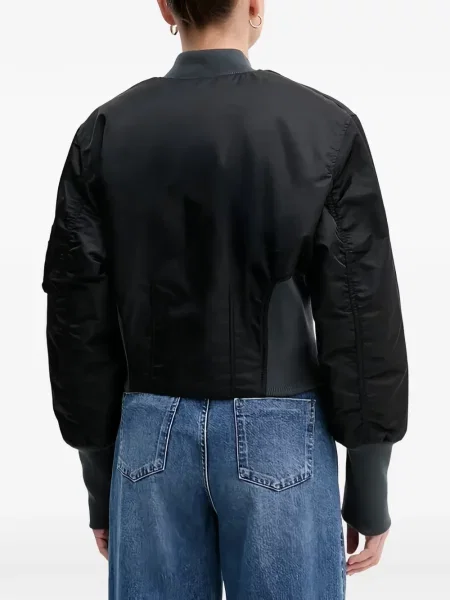 Decupat geacă bomber Alpha Industries negru