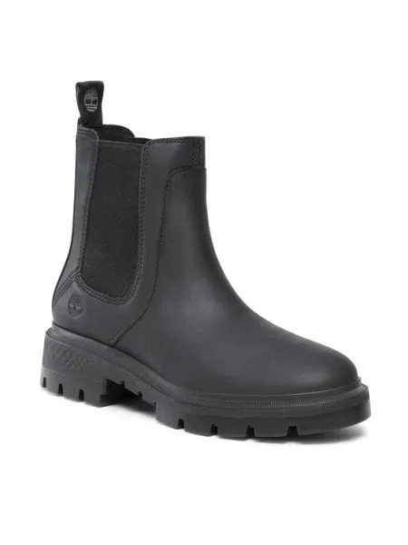 Členková obuv s elastickým prvkom Timberland čierna