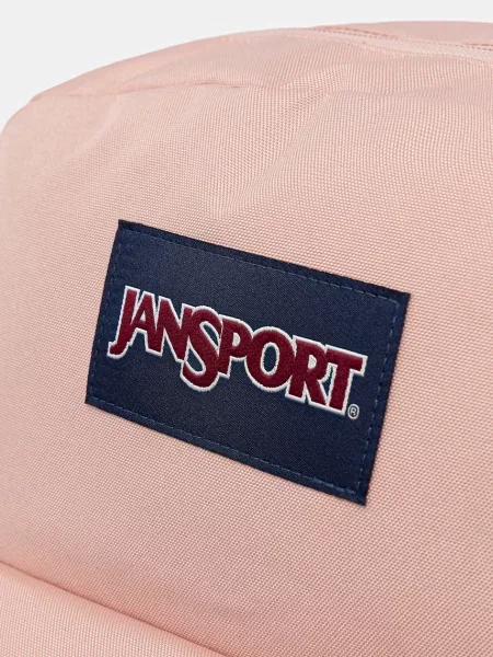 Однотонный большой рюкзак Jansport розовый