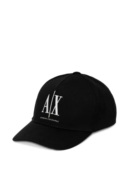 Șapcă Armani Exchange cu broderie negru