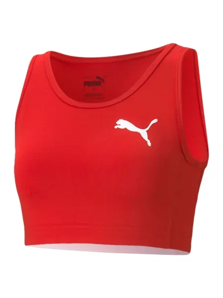 PUMA Sport top roșu alb