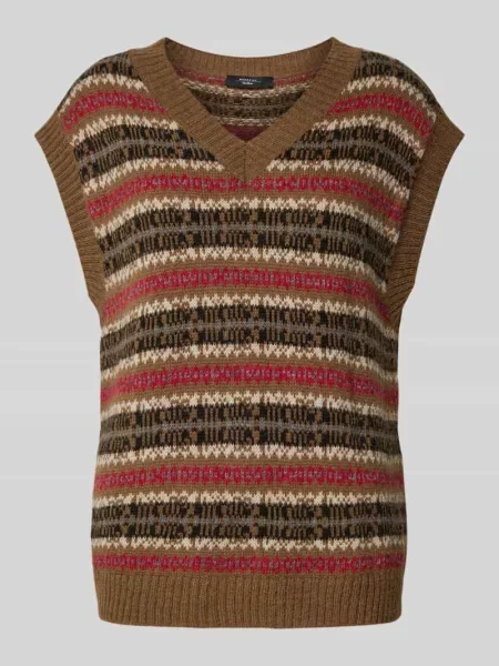 Bezrękawnik o kroju regular fit z czystej wełny z alpaki Weekend Max Mara
