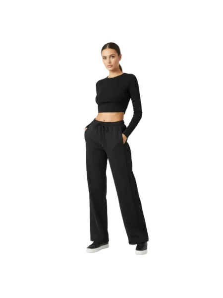 Spodnie palazzo Guess czarne
