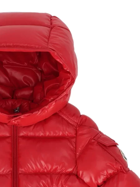 Kurtka puchowa dziecięca Moncler Enfant czerwona