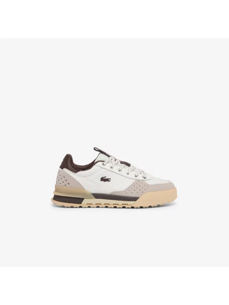 Lacoste Sneakersy Slam Break Ecru biały