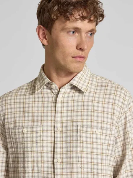 Koszula casualowa o kroju regular fit z kołnierzykiem typu kent model ‘John’ Les Deux