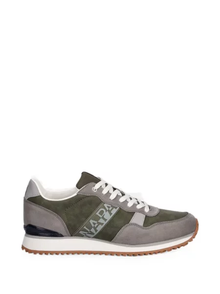 Sneakerși Napapijri cu imagine verde