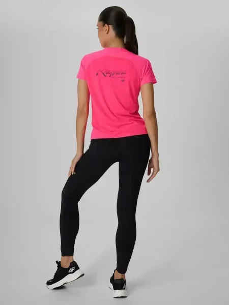 Legginsy do biegania szybkoschnące 4F czarne